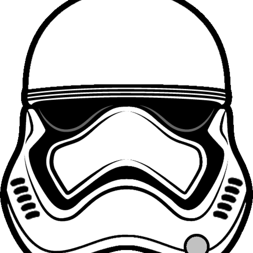 Stormtrooper Clipart First Order Pesquisa Google Sw - Cool Star Wars Stormtroopers Helmet Coloring Pages - Png Download (1024x1024), Png Download