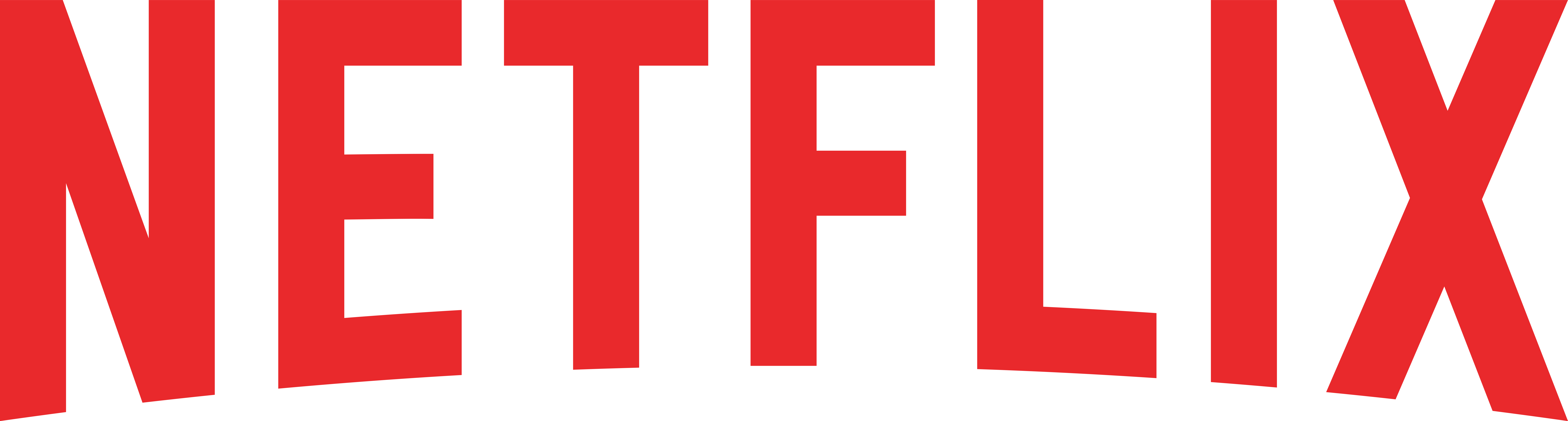 Netflix Logo Print Fourcolorcmyk - Netflix Logo Png Transparent Clipart (8685x2333), Png Download