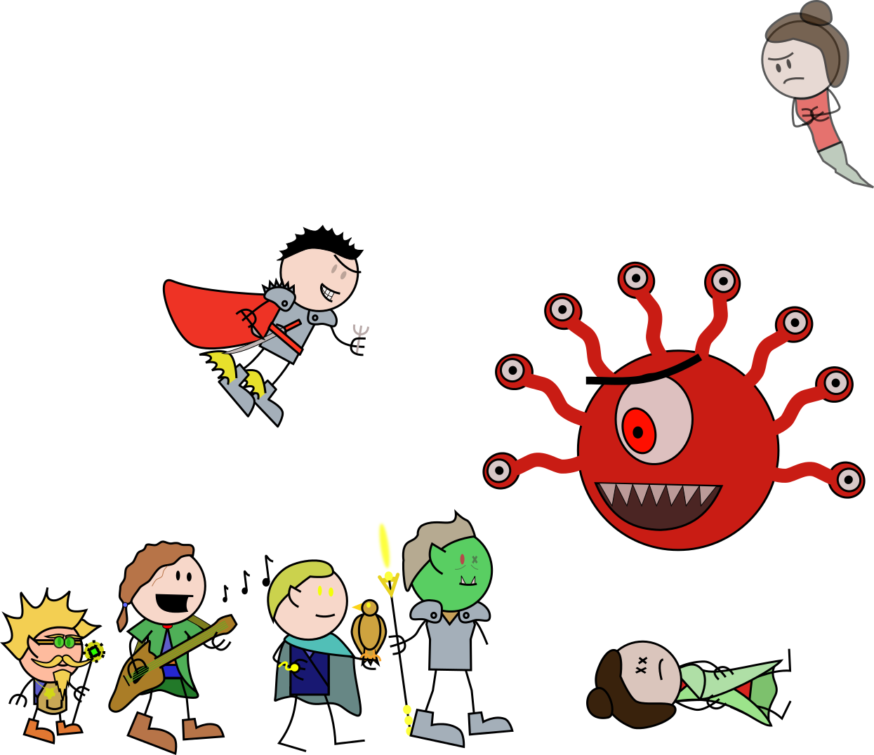 It's A Gnome - Cartoon Clipart (1245x1076), Png Download