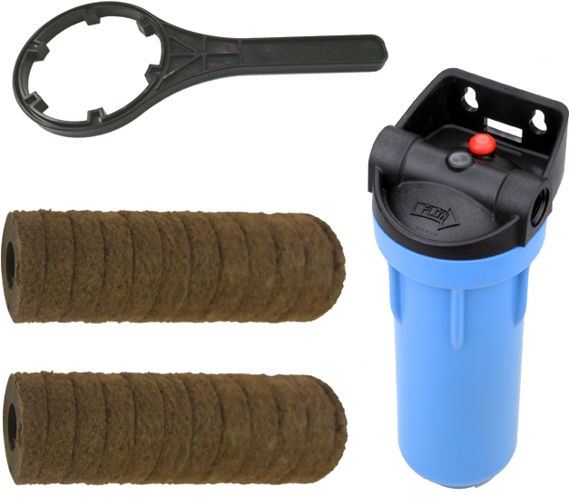 Blue Filter Inline Filtration System - Plastic Clipart (700x700), Png Download