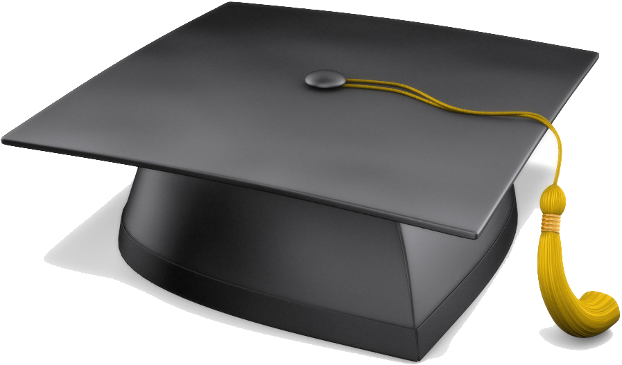 Hat Graduation Cap Png - Graduation Hat 3d Model Clipart (1024x778), Png Download