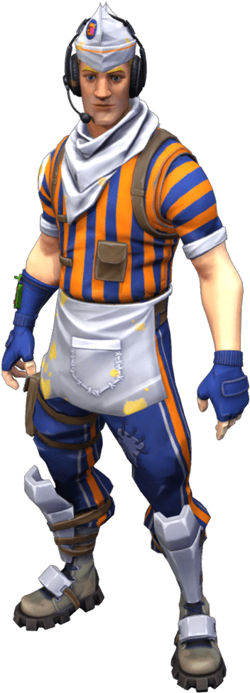 Grill Sergeant Skin Fortnite , Png Download - Grill Sergeant Skin Fortnite Clipart (352x975), Png Download