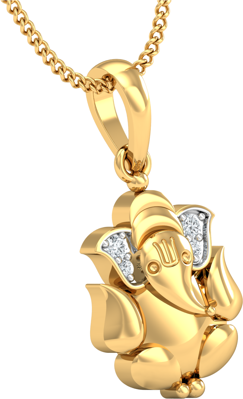 Ganesha Pendant - Png Ganpati Jewellery Clipart (1500x1500), Png Download