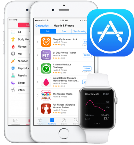 Ios App Store - Apple App Store Health Clipart (770x520), Png Download