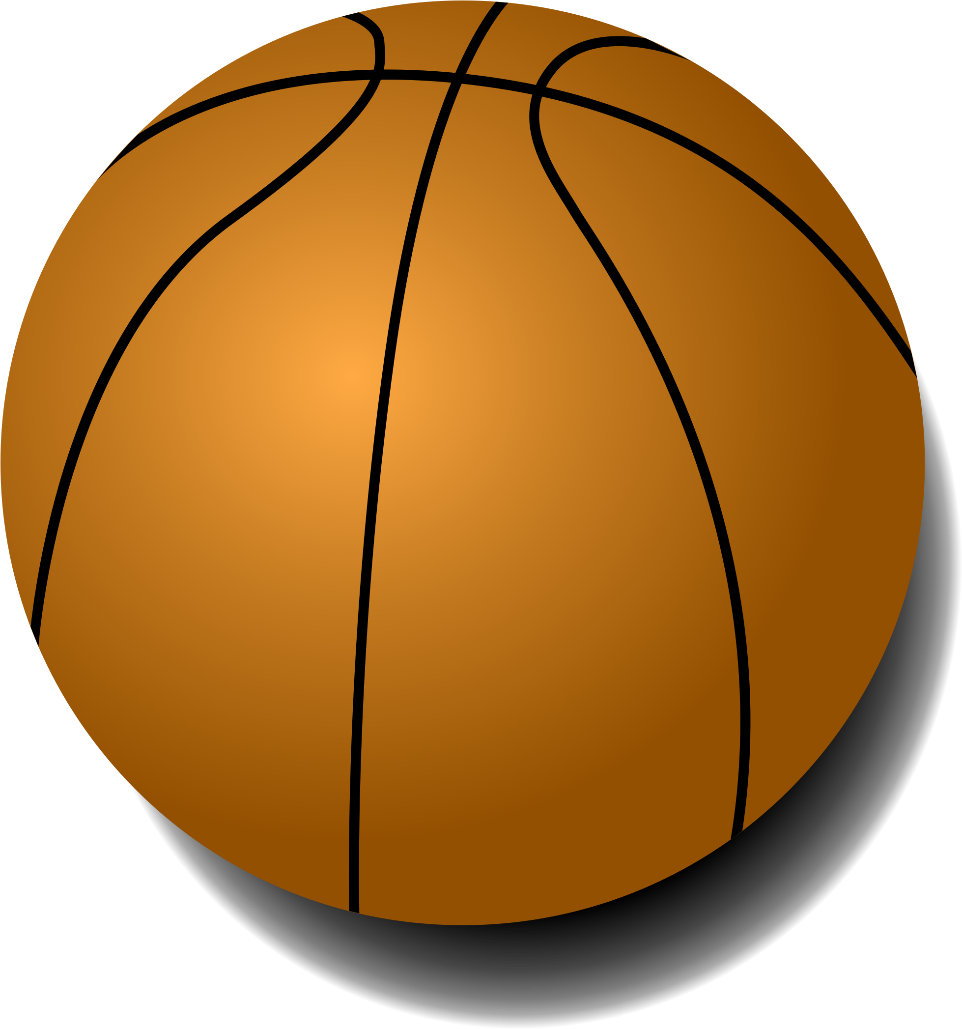 Basketball Png File - Basketball Ball Svg File Clipart (2000x2093), Png Download
