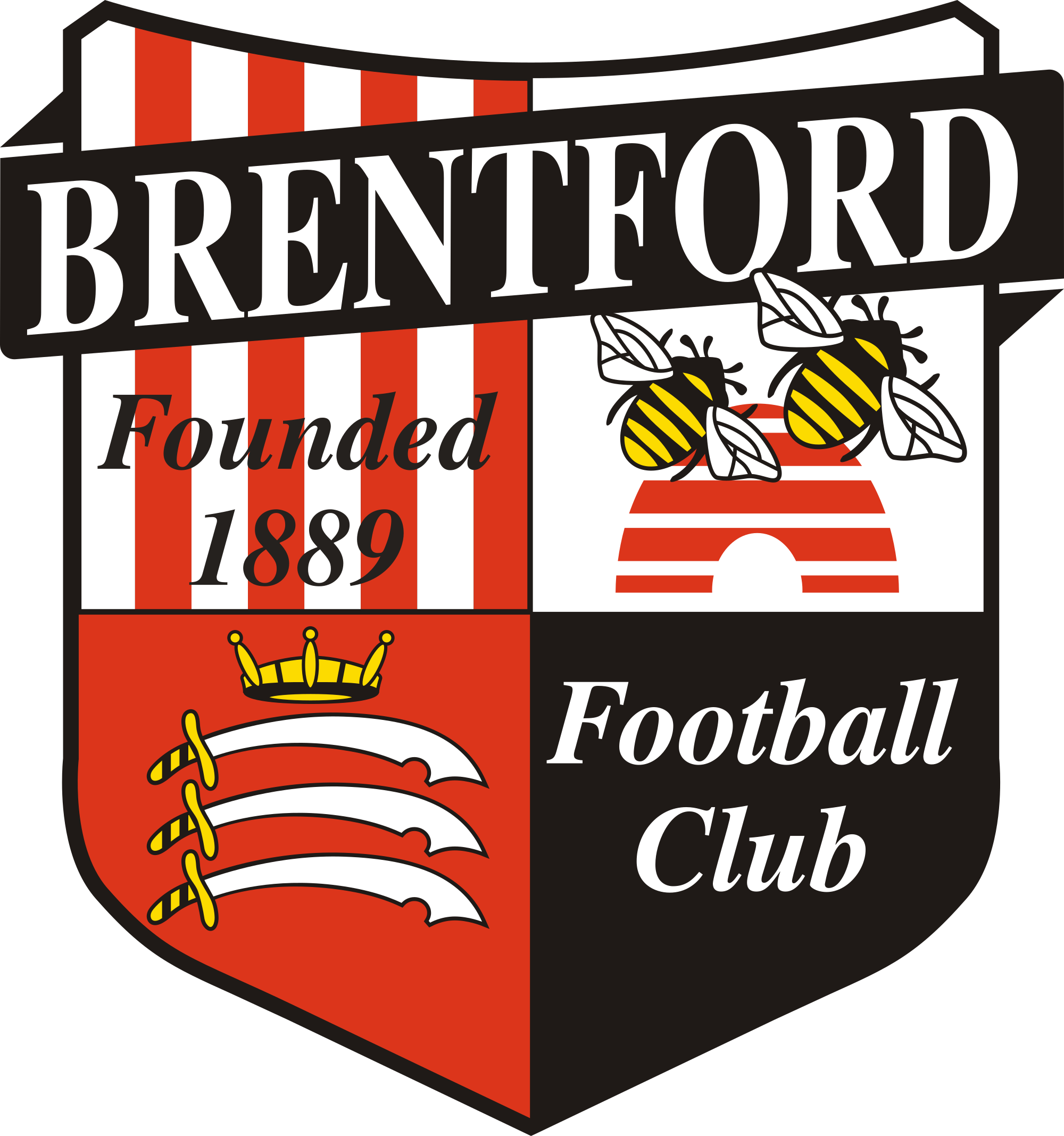 High Resolution Sports Logos - Brentford F.c. Clipart (2000x2135), Png Download