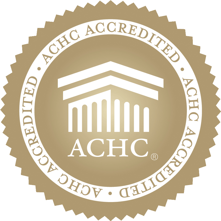 Achc Gold Seal Of Accreditation 2018 Rgb - Achc Accreditation Clipart (900x900), Png Download