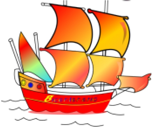 Battleship Clipart Barko - Gambar Kapal Layar Kartun - Png Download (640x480), Png Download