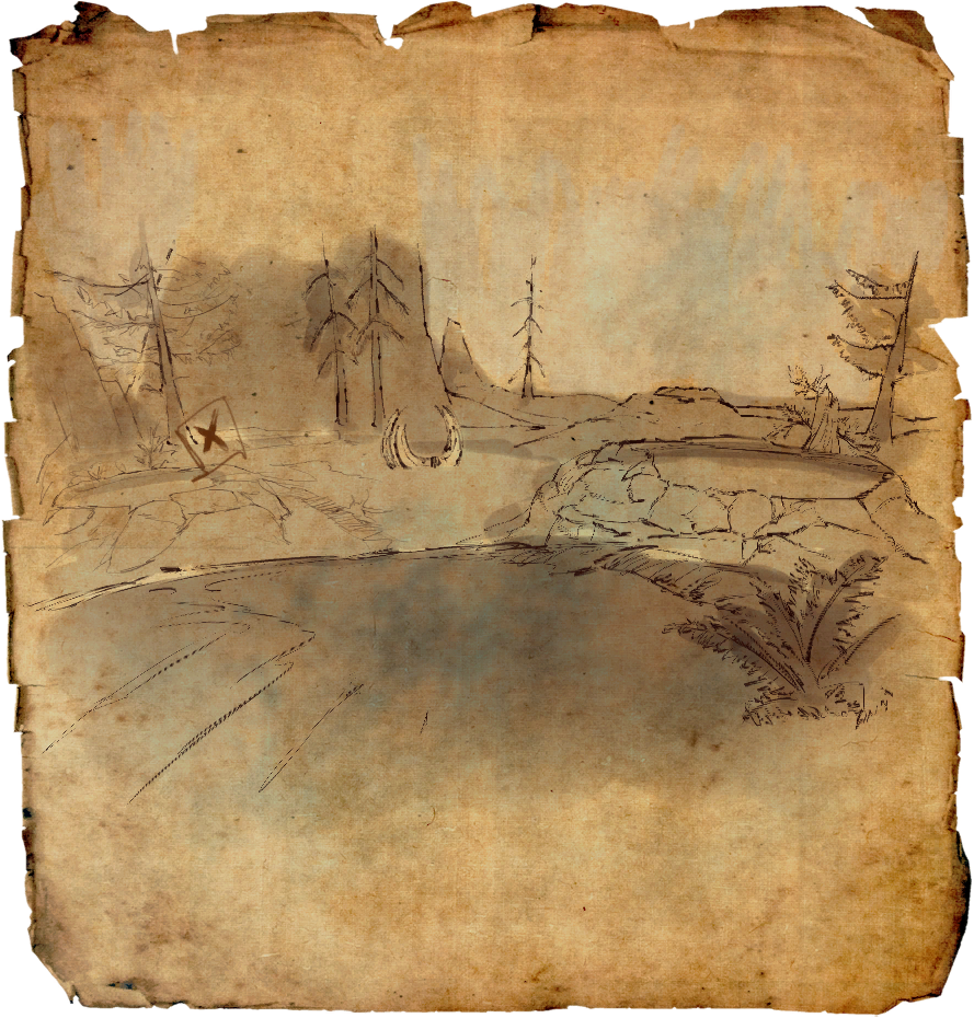 Eastmarch Treasure Maps Elder - Hew's Bane Treasure Map Eso Clipart (1024x1024), Png Download