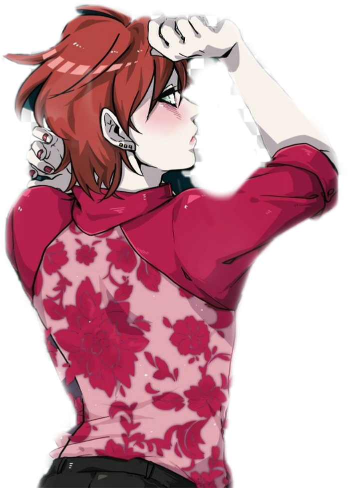 Gaara Sticker - Hikanon Gaara X Lee Twitter Clipart (697x976), Png Download