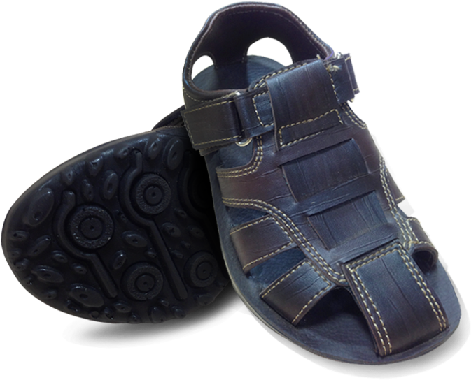 Slide Sandal Clipart (673x544), Png Download