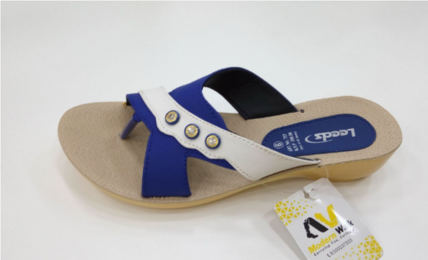 Ladies Chappal Old Model Clipart (870x664), Png Download