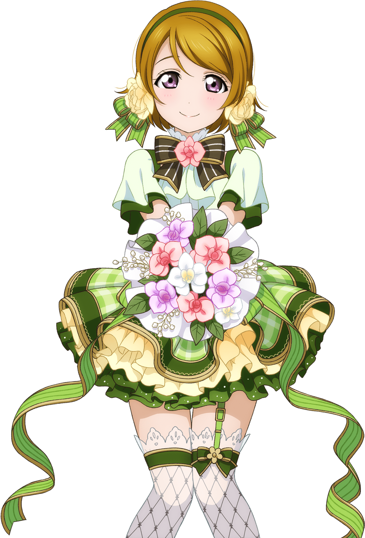 Flower Bouquet Hanayo Cosplay , Png Download - Love Live Flower Bouquet Hanayo Clipart (1166x1720), Png Download