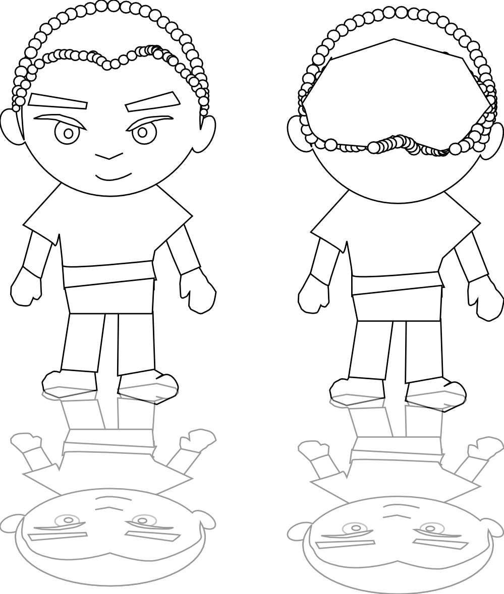 Kalash Line Art Png - Cartoon Clipart (999x1178), Png Download