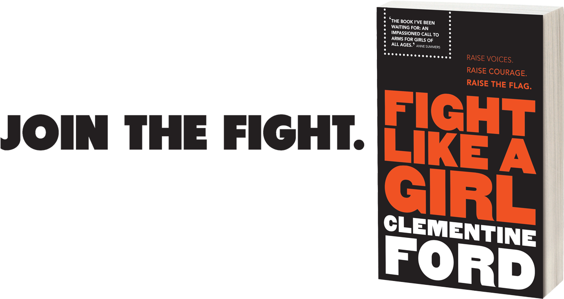 Fight Like A Girl By Clementine Ford (1200x630) - Poster Clipart (1152x612), Png Download