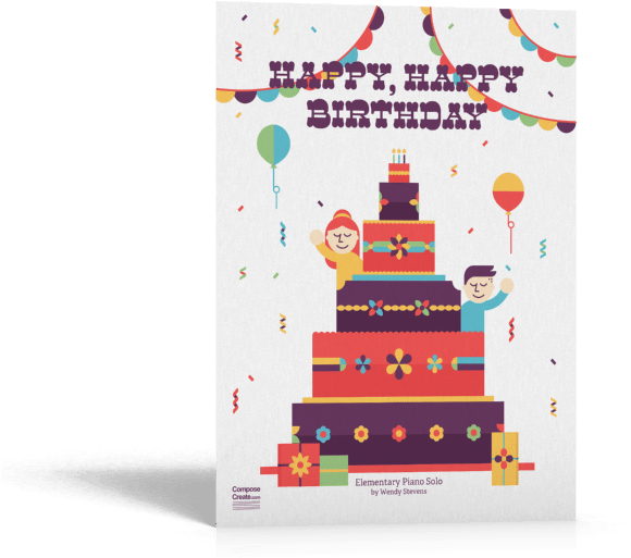 Happy, Happy Birthday - Birthday Clipart (638x538), Png Download