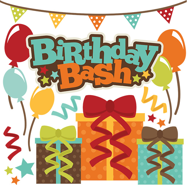 Birthday Bash Png Clipart (648x639), Png Download