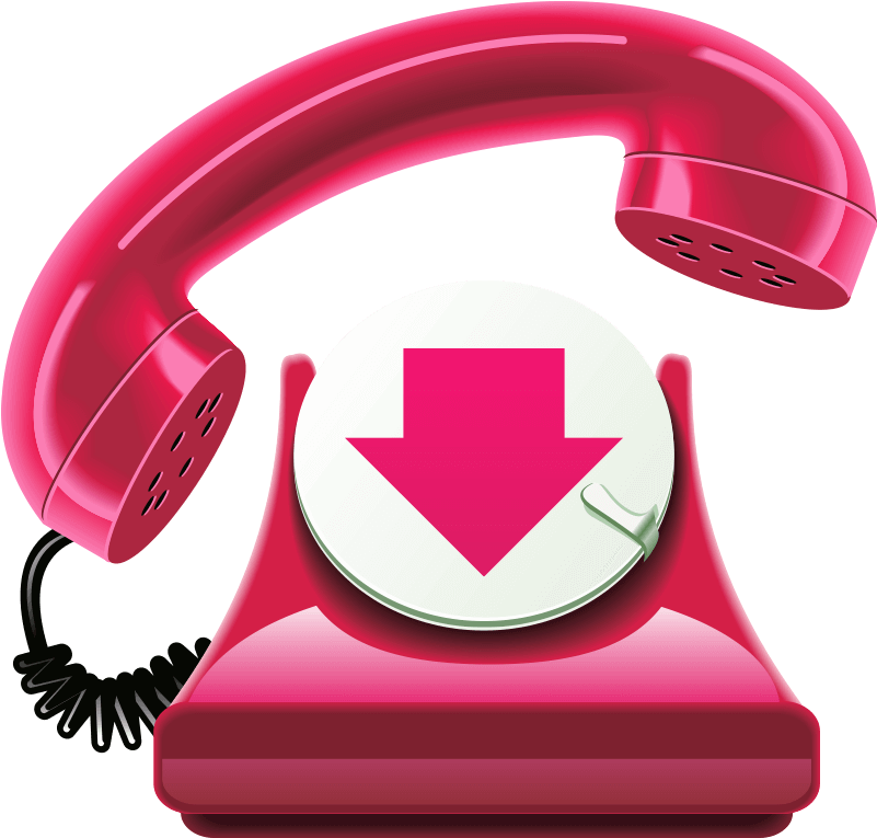 3d Telephone Icon Pn - Vector Clipart (1000x1000), Png Download