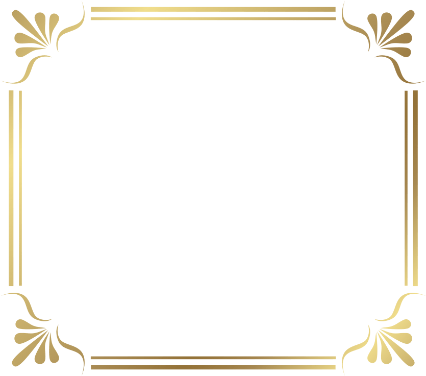 Gold Border Transparent - Border Design For Certificate Clipart (850x749), Png Download