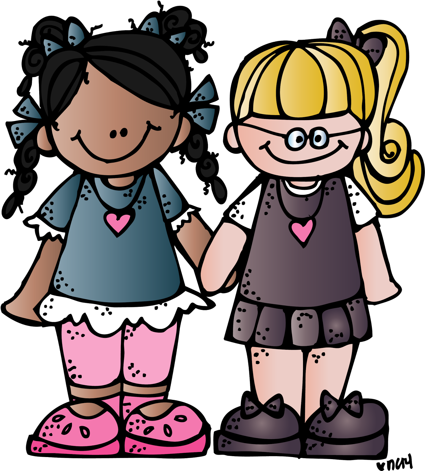 Graphic Freeuse Stock Melonheadz Freebie Forever Graphic - Melonheadz Girls Clipart - Png Download (1434x1600), Png Download
