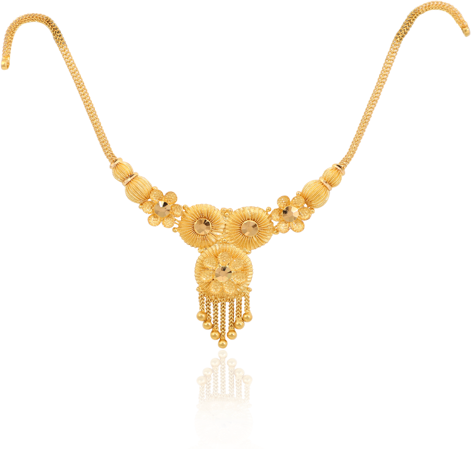 Ornate Royal Gold Necklace - Necklace Clipart (1000x1000), Png Download