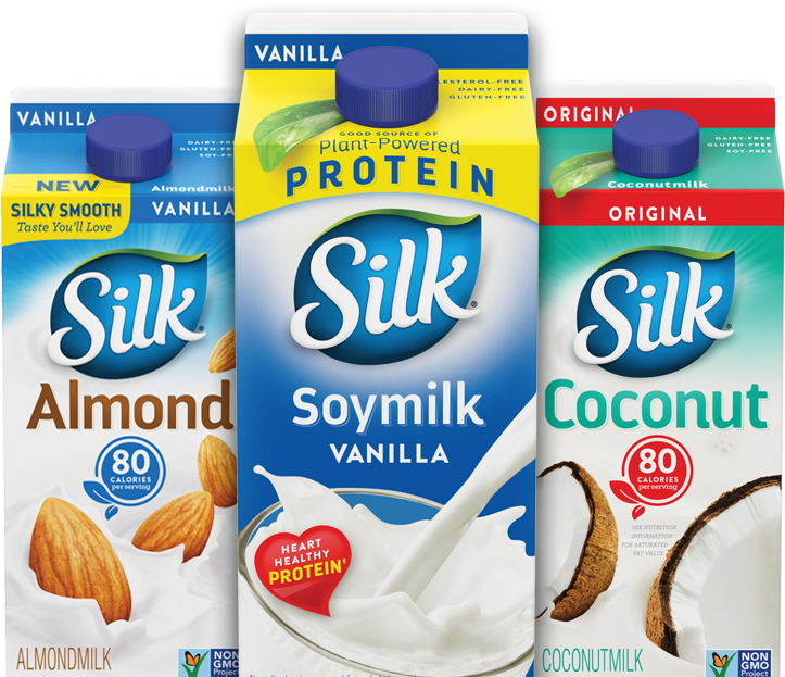 Silk Allergen Safety - Almond Milk Unsweetened Original Clipart (760x648), Png Download