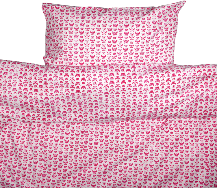Butterfly Toddler Cot Bed Duvet Set - Bed Sheet Clipart (751x652), Png Download