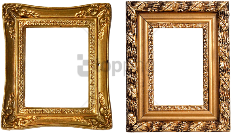 Free Png Gold Frame Png Png Image With Transparent - Royal Photo Frame Png Clipart (850x518), Png Download