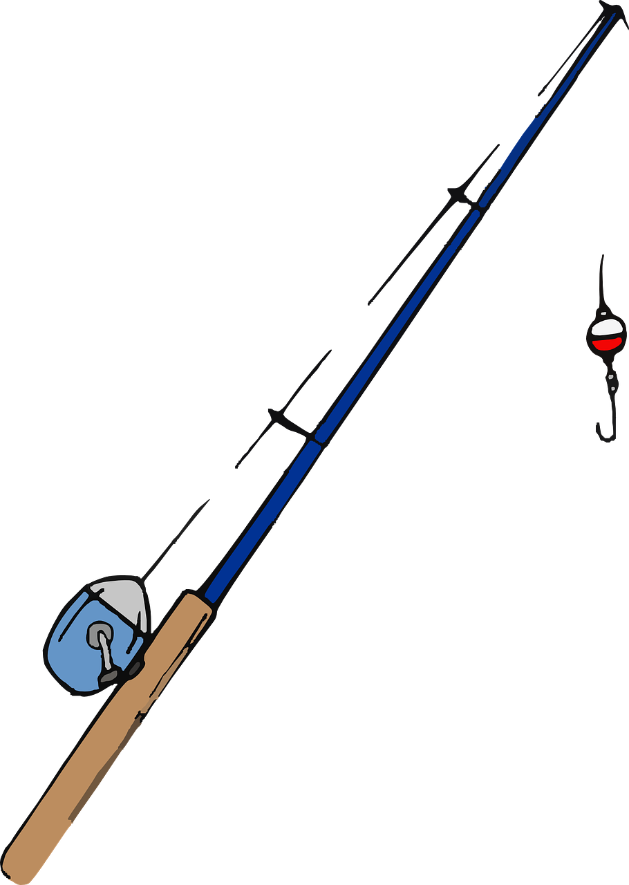 Fishing Rod Fishing Rod Png Image - Fishing Pole With Hook Clipart (910x1280), Png Download