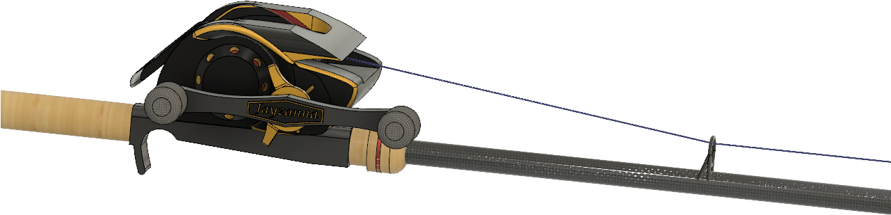 Fishing Rod 3 - Trekking Pole Clipart (1280x529), Png Download