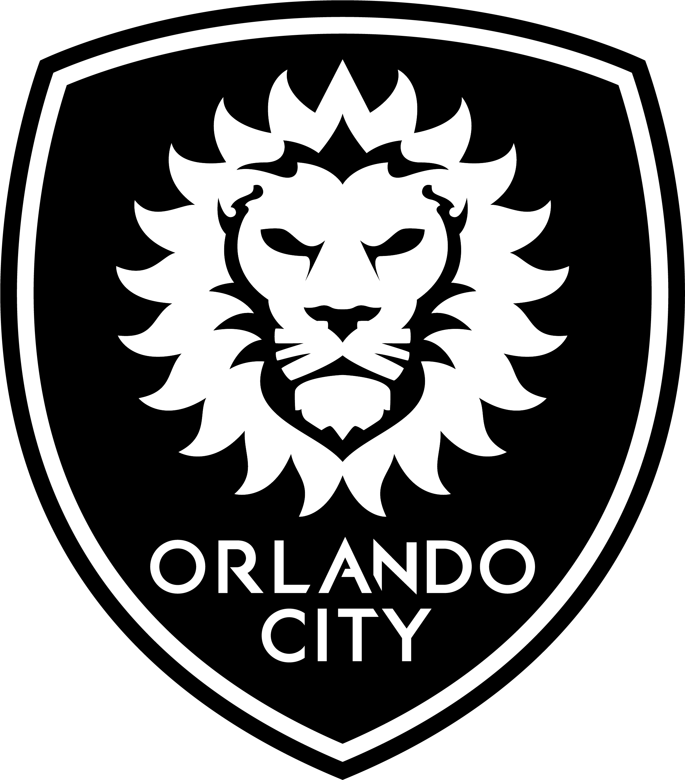 Orlando City Sc Logo Black And White - Orlando City Soccer Logo Clipart (2400x2800), Png Download