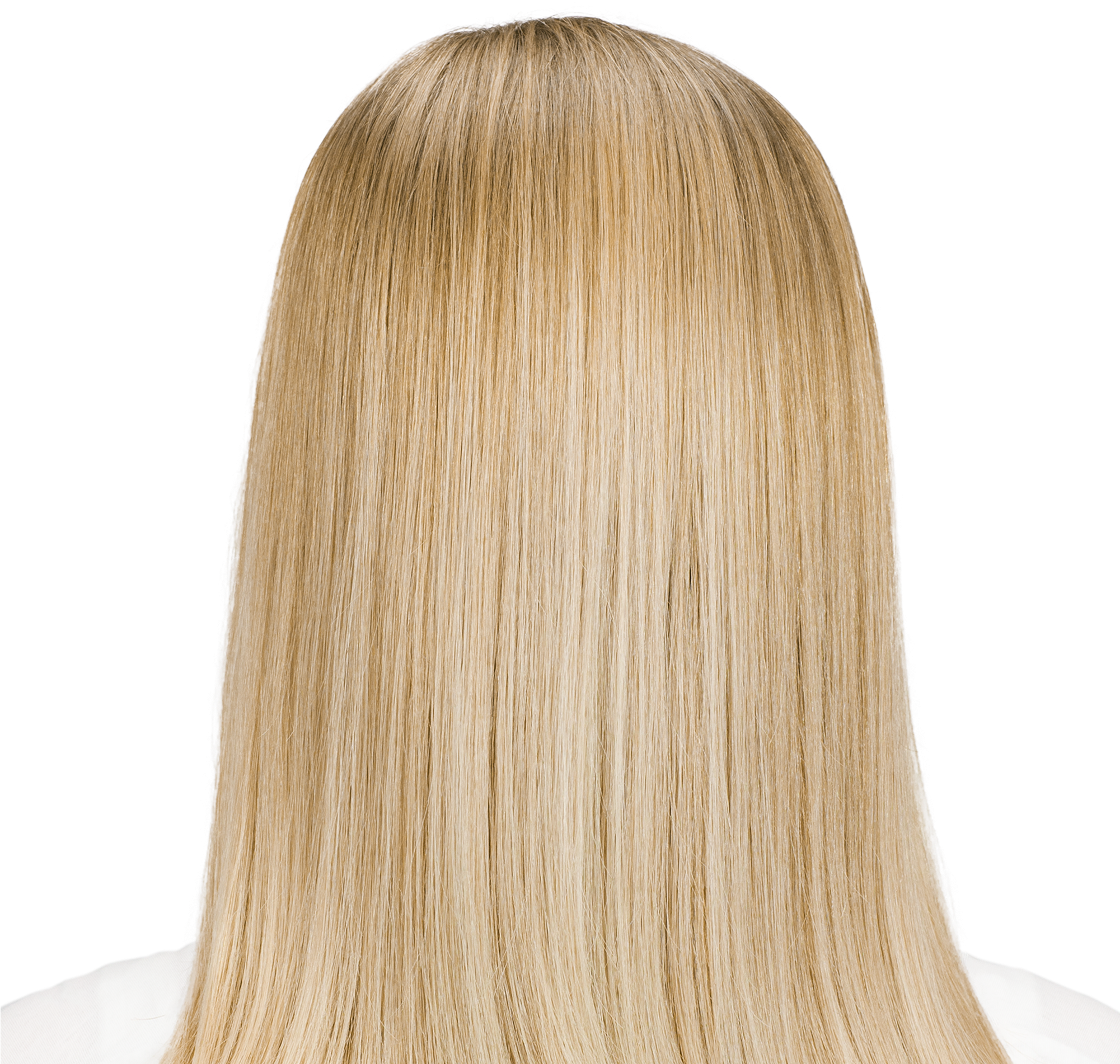 Transparent Blonde Hair - Back Of Blonde Hair Clipart (640x641), Png Download