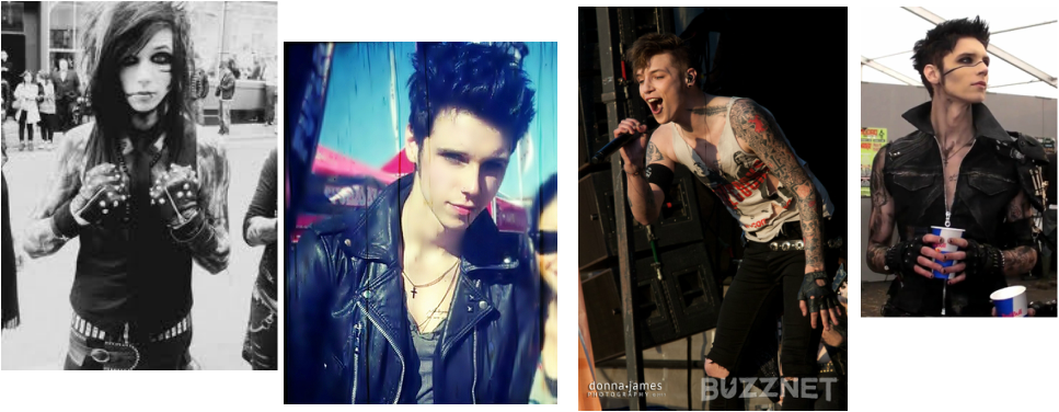 Picture - Andy Biersack 2011 Clipart (967x376), Png Download
