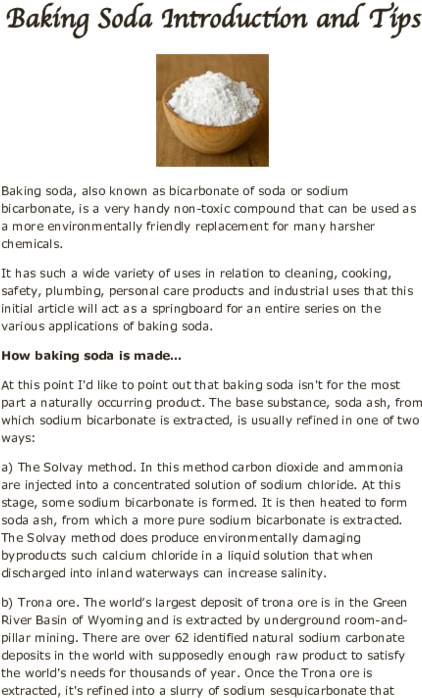 Pdf - Baking Soda Clipart (600x776), Png Download