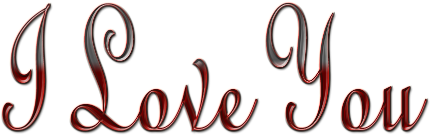 Ecriture I Love You Clipart (900x700), Png Download