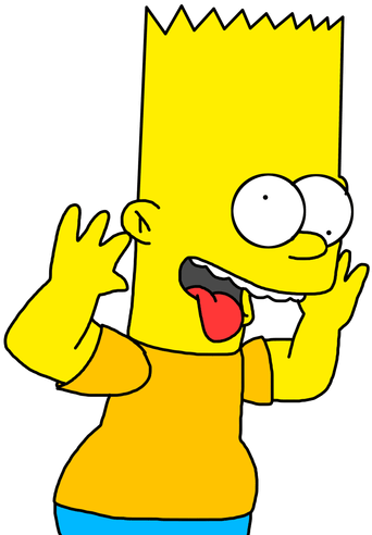 Bart Drawing Supreme - Bart Simpson Clipart (600x600), Png Download