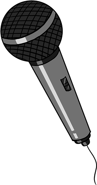 Drawing Transparent Microphone - Easy Drawings Of A Microphone Clipart (680x678), Png Download