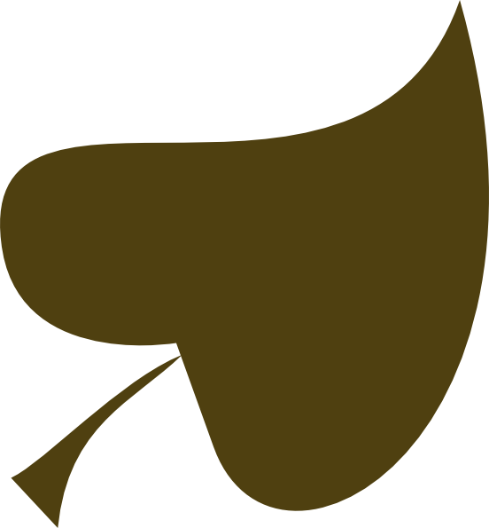 Green Leaf Png - Paan Leaf In Black And White Clipart (552x595), Png Download