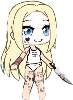 Harleyquinn Gachalife Joker Cute Suicidesquad - Cartoon Clipart (240x328), Png Download