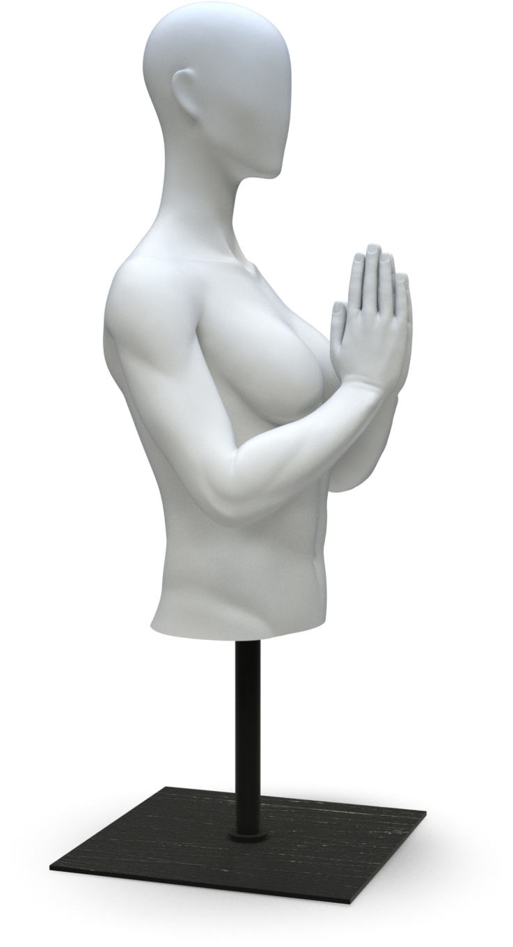 Cool Gray 3c Matt - Mannequin Clipart (1500x1500), Png Download