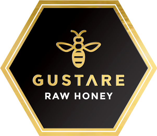 Gustare Premium Raw Honey Logo - Emblem Clipart (601x601), Png Download