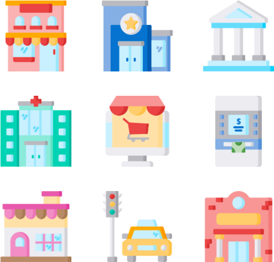 City Life Clipart (600x564), Png Download