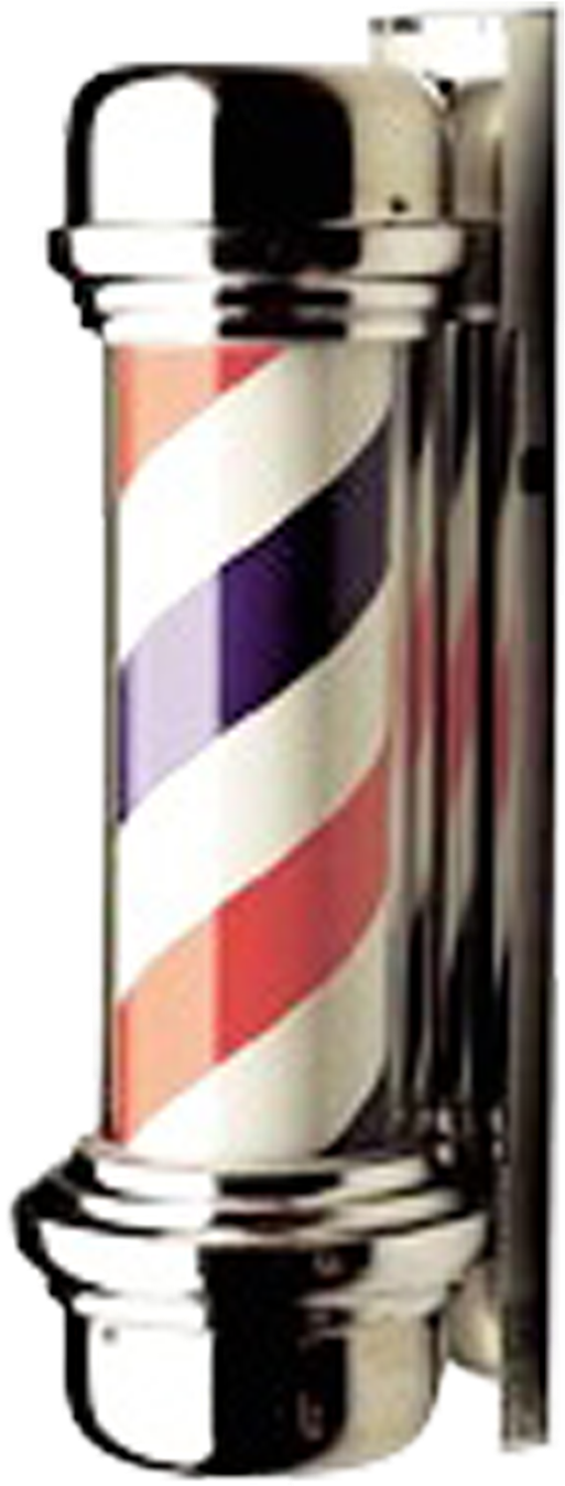 Marvy Barber Polebarber Pole Png - Pole Barber Clipart (513x1348), Png Download