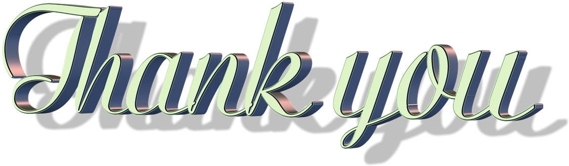 Thank You Thanks Gratitude Png Image - Calligraphy Clipart (1280x1280), Png Download
