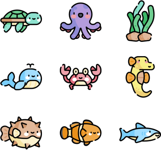 Sea Life Clipart (600x564), Png Download