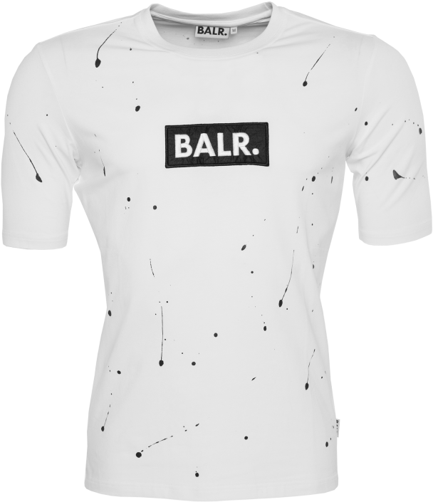 Paint Splatter T-shirt White - Active Shirt Clipart (800x800), Png Download
