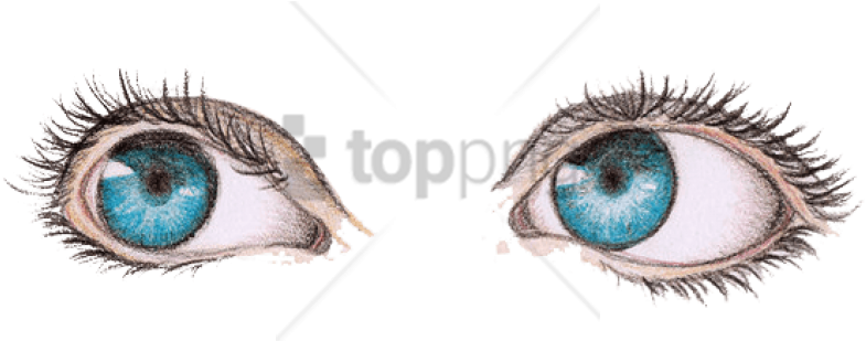 Free Png Download Eyes Png Png Images Background Png - Transparent Background Eye Transparent Clipart (850x425), Png Download