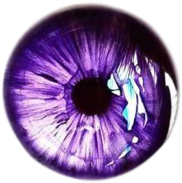 Color Iris Art - Purple Eye Colored Pencil Clipart (700x700), Png Download