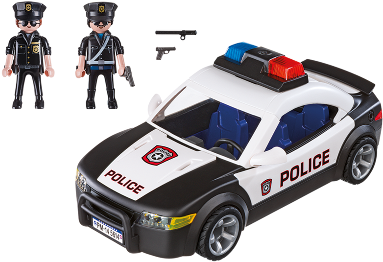 Police Car Lights Png - Playmobil Police Car 5673 Clipart (940x658), Png Download