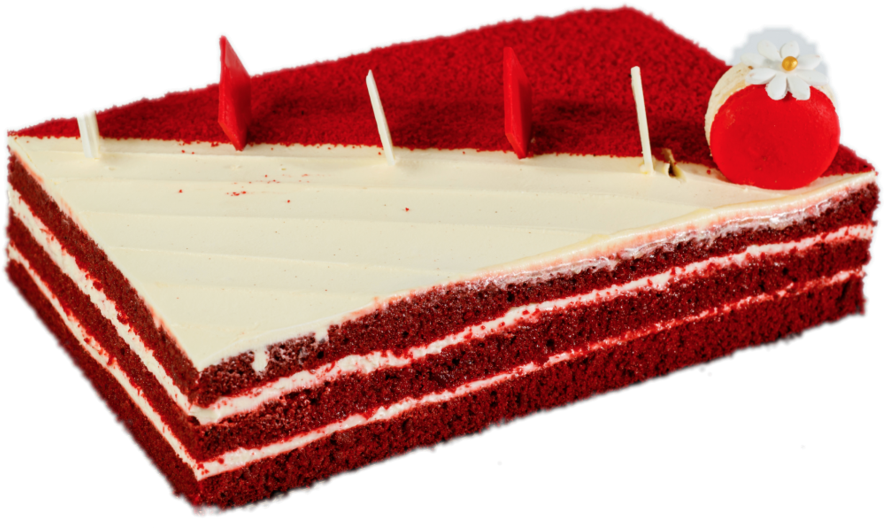 Red Velvet Cake - Sugar Cake Clipart (1024x680), Png Download